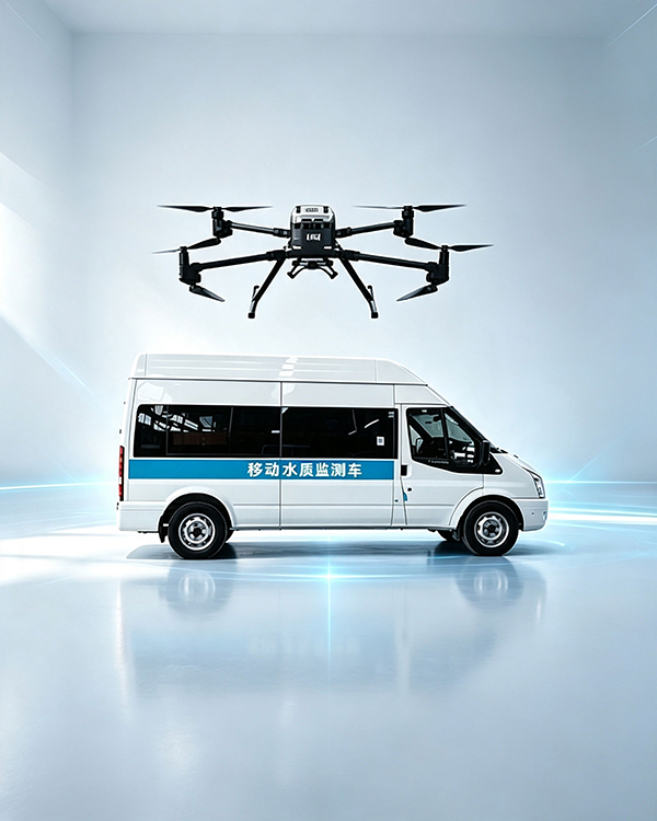 Multi-parameter water-quality system (mobile vehicle)