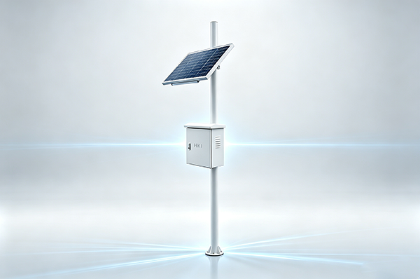 Pole-mounted water quality station